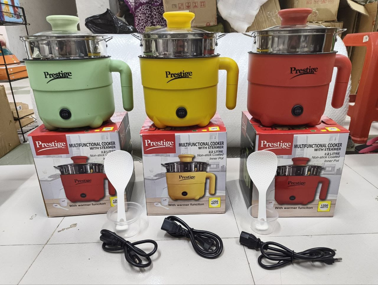Prestige 2.2L Electric Multifunctional Cooker with Steamer!