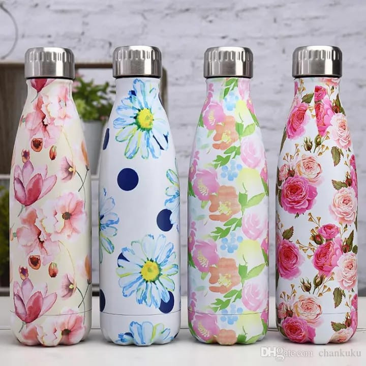 ? ? Premium Multicolor Floral Water Bottle!