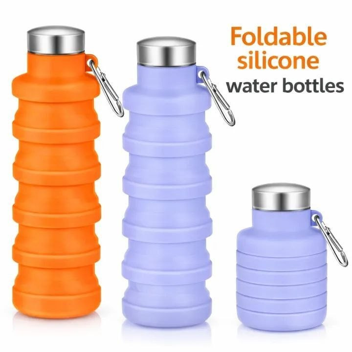 Collapsible Silicone Water Bottle ?? (Portable Sport Water Bottle)
