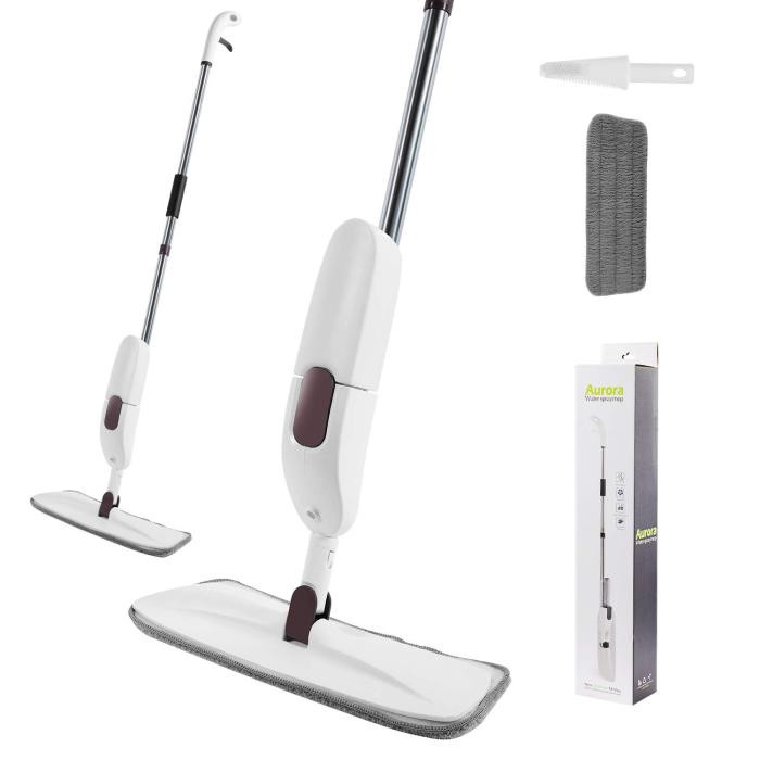 Water Spray Mop with Microfiber Pad
