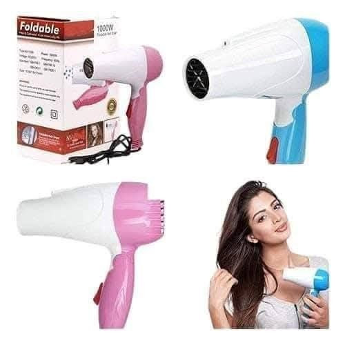 Nova NV-1290 Professional Foldable Hair Dryer - 1000W/নোভা NV-1290 প্রফেশনাল ফোল্ডেবল হেয়ার ড্রায়ার - ১০০০ ওয়াট