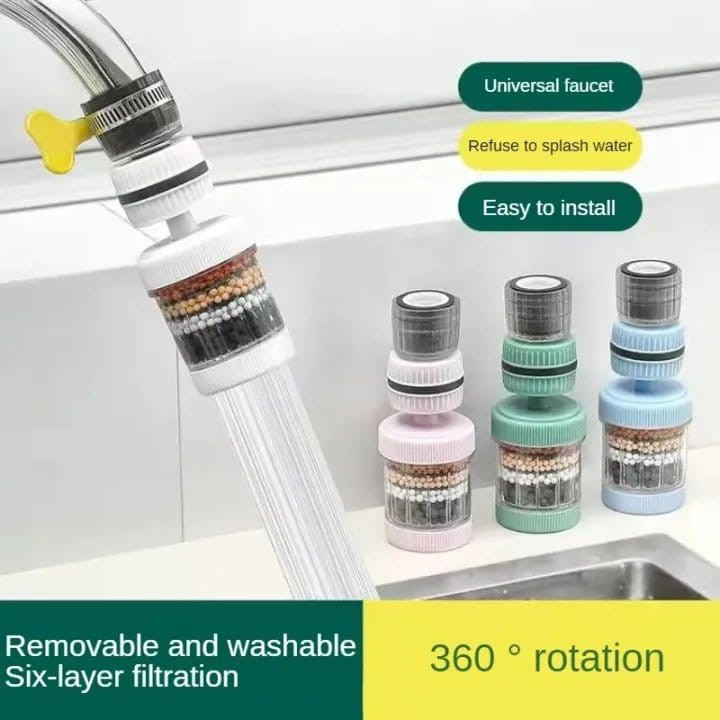 6 Layers Universal Faucet Purifier Tap Filter!