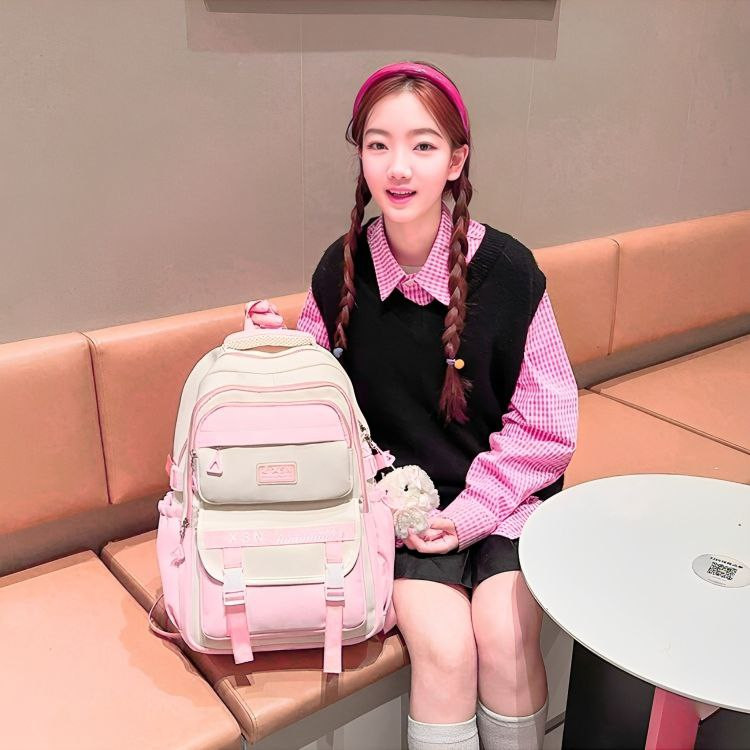 Academy Style School Bag Book Bag Lightweight College Student Backpack